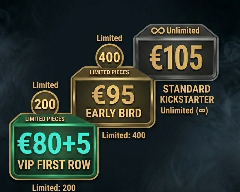 First-row Kickstarter Ticket
